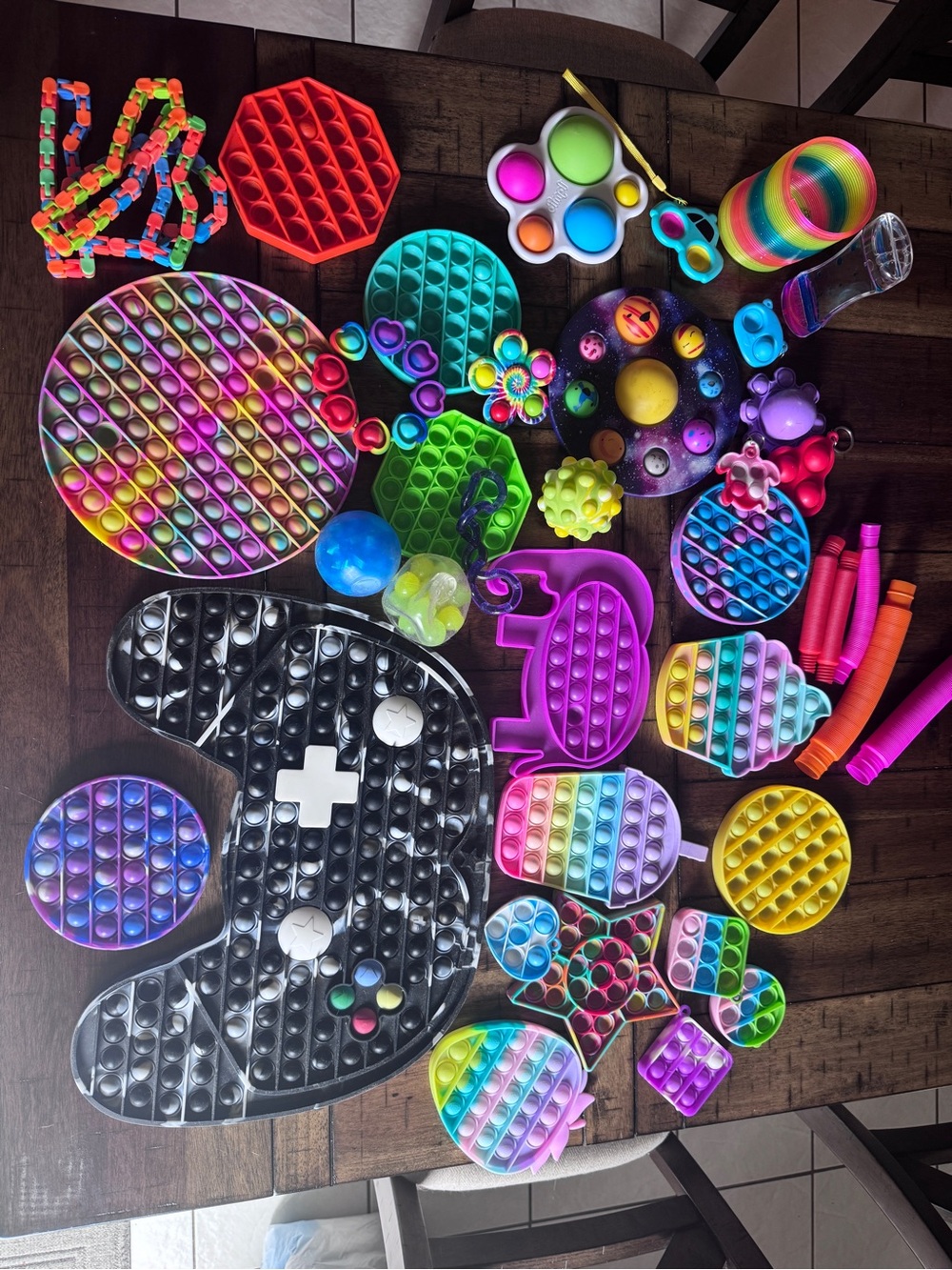 Lot of Pop-Its and Fidget Toys Bundle of Toys Gift for Kids Variety Set